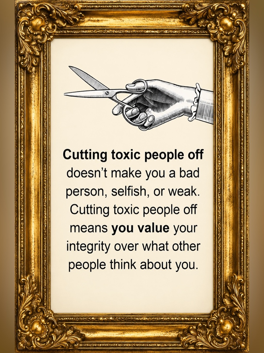 I keep my scissors sharp and handy...✂︎